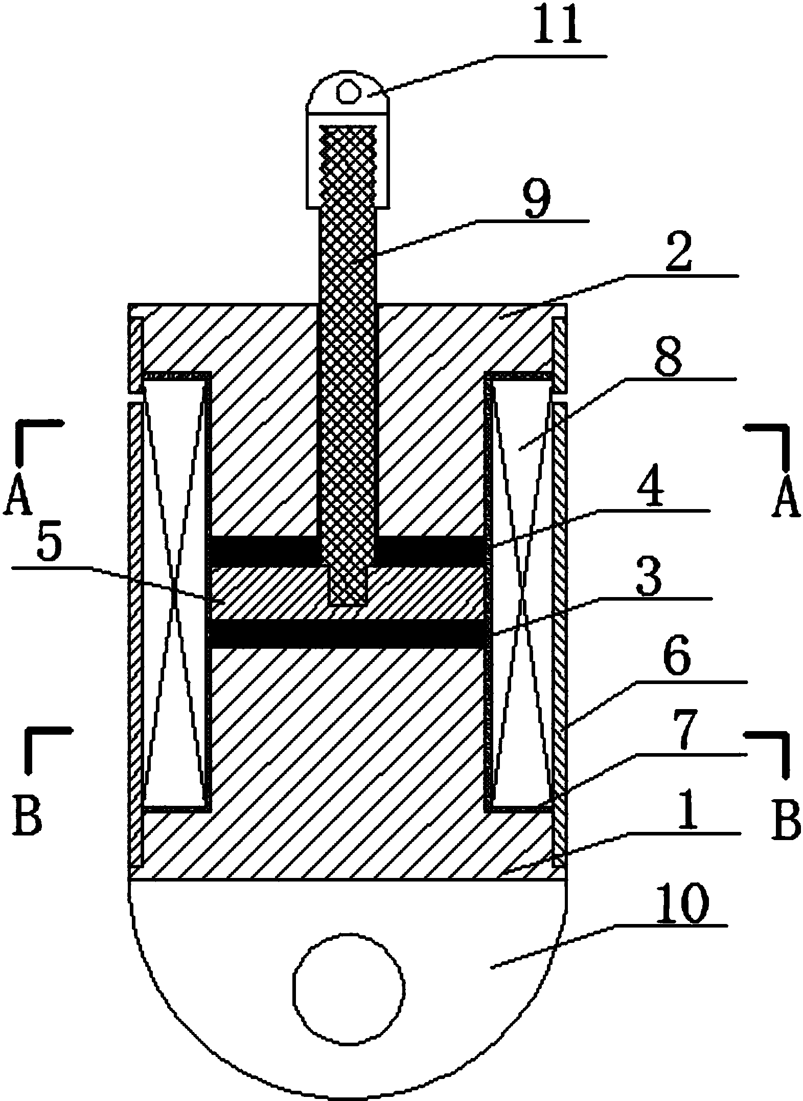 一种挤压式磁流变弹性体阻尼器CN108361311A